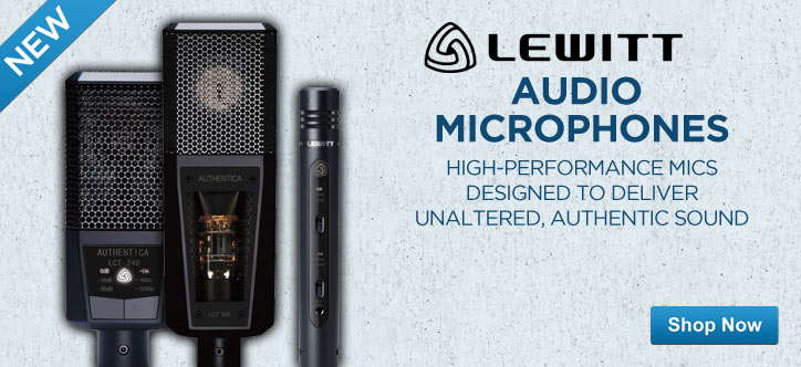 MF MD DT Lewitt Audio Microphones 06-03-13