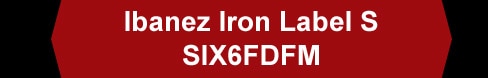 Ibanez Iron Label S SIX6FDFM