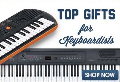Top gifts for keyboardists. Shop Now