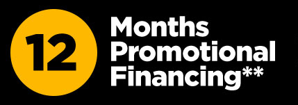 12 months promotional financing *