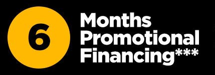 6 months promotional financing *