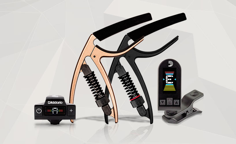 D’Addario Reflex Capos and Equinox Tuners