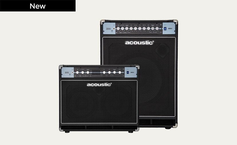 Acoustic B300C and B600C Bass Amps - Versatile tone, from classic to modern, and plenty of power