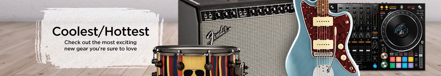 Coolest/Hottest Gear Check out the latest from boutique brands to the biggest names in music gear