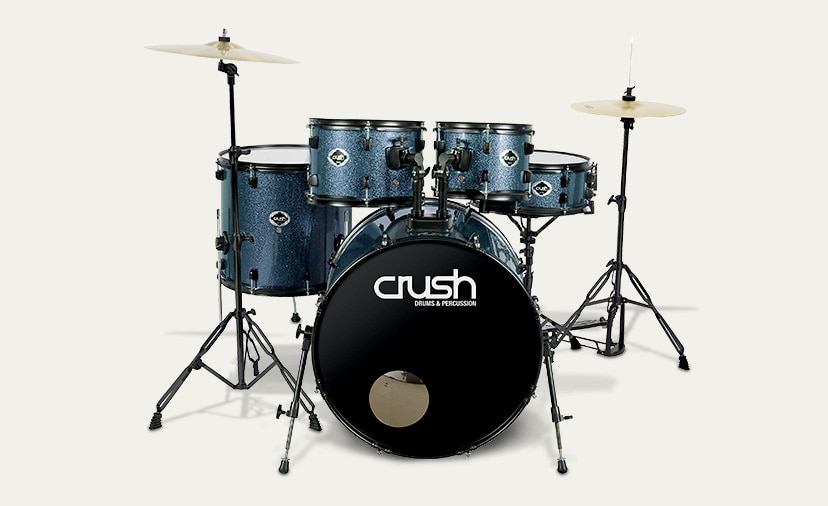 Everything You Need to Start Up and Play. Introducing the new all-in-one Alpha kit from Crush Drums