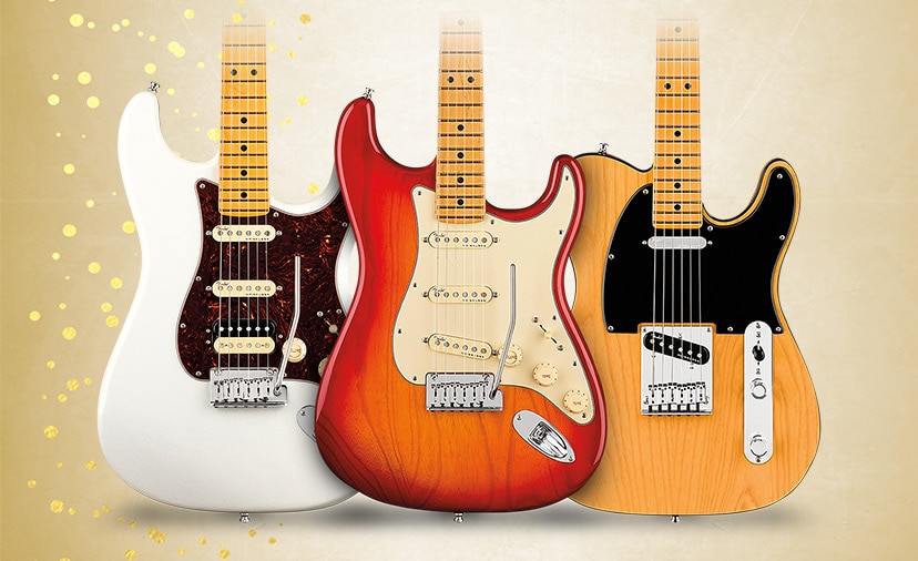 New Fender American Ultra. Multiple upgrades take these far beyond the ordinary production guitar.