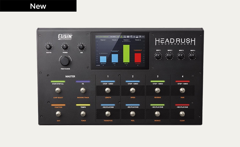 HeadRush Looperboard. Touchscreen enabled, 5 hours of recording time and more
