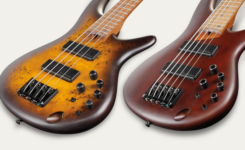 Great Sound, No Sweat. Ibanez S.R.500 basses are upgraded with Bartollini B.H.2 pickups