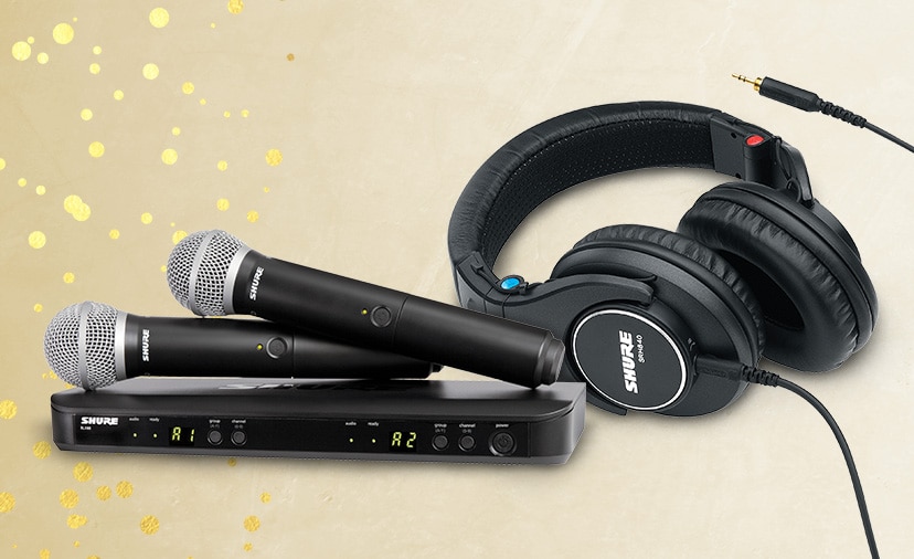 Save on Shure mics, headphones, wireless and more. Up to 100 dollars off select items thru Dec. 31