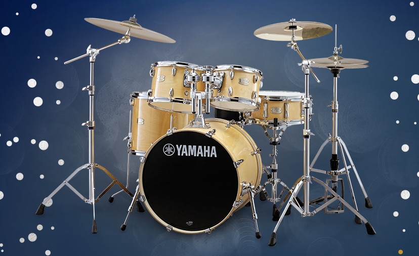 Yamaha Holiday Rebates. Check off the drummers on your list with select savings thru Dec. 31