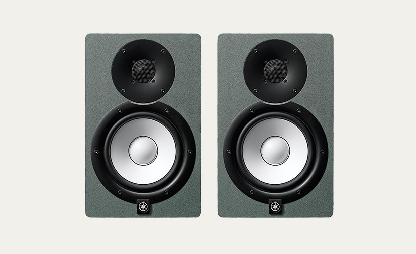 Yamaha HS Series Studio Monitors. Trusted accuracy - now in a sleek Slate Grey finish