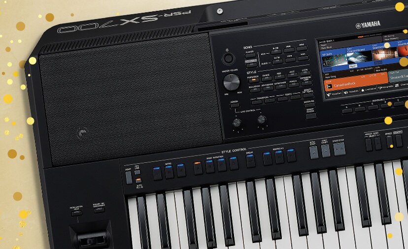 Yamaha P.S.R.-S.X. Arranger Keyboards. The commanding sounds of Genos made affordable