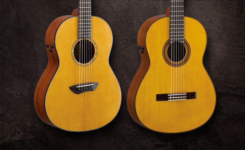 Stay Unplugged Longer New Yamaha TransAcoustic models offer reverb and chorus, with or without amplification