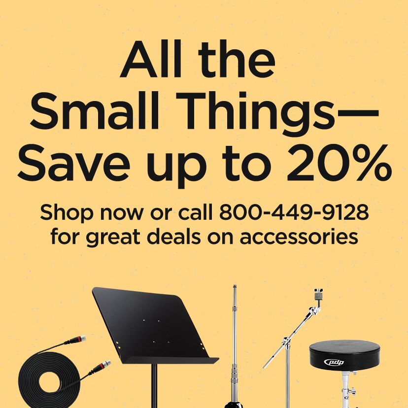 All the Small Thing - Save up to 20%. Shop now or call 800-449-9128 for great deals on accessories