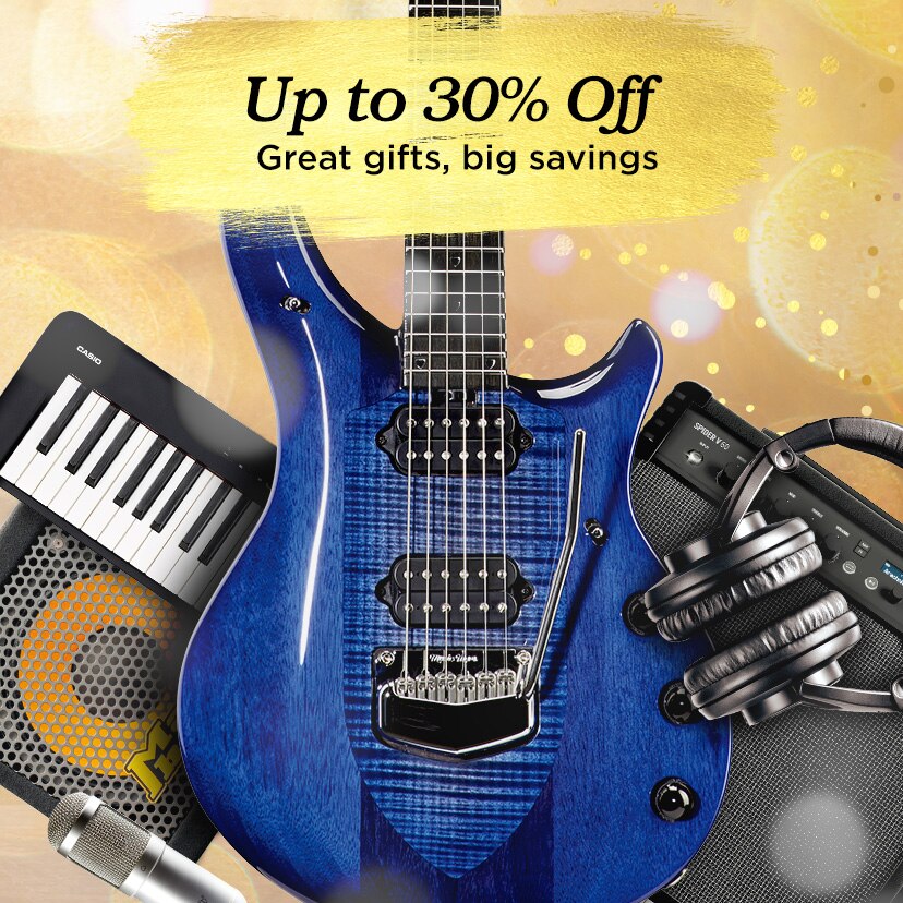 Up to 30 percent off. Great gifts, big savings