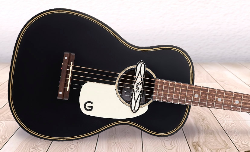 New Gretsch Gin Rickey Guitar Cool Retro Vibe with a Deltoluxe Magnetic Pickup