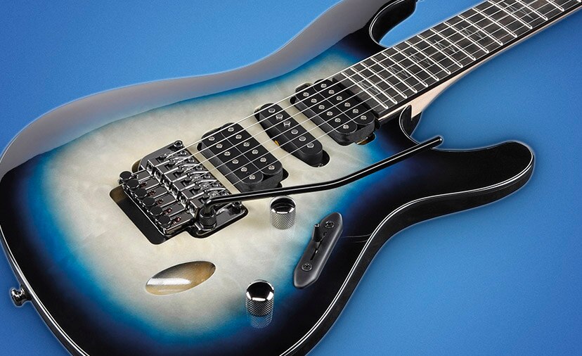 New Deep Sea Blonde Ibanez J.I.V.J.R. Nita Strauss' signature gets a nautical overhaul