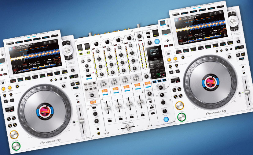 New Pioneer D.J. C.D.J. three thousand Club Rig - Step Up to the New Standard in Pro Gear, With a Limited-Edition White Finish