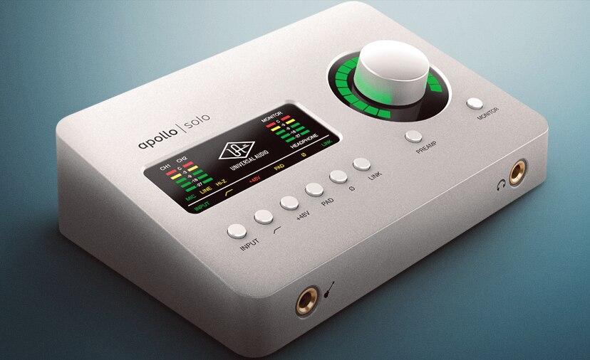 New Universal Audio Apollo Solo - Get Album-Quality Recordings with Superior Conversion, Unison pres and U.A.D. Plug-Ins