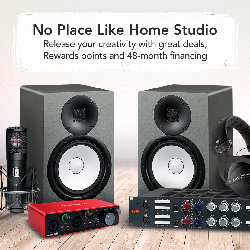 No Place Like Home Studio Release your creativity with great deals, rewards points and forty eight month financing