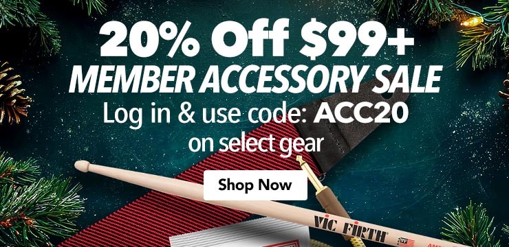 Members Accessory Sale. Get twenty percent off select orders of ninety-nine plus dollars for a limited time. Shop Qualifying Gear