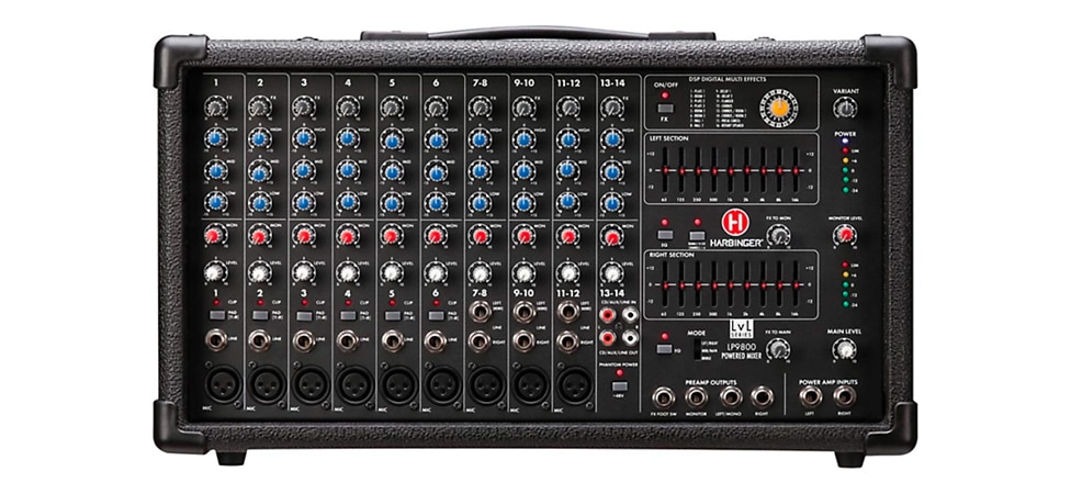 Harbinger LP9800 Powered Mixer