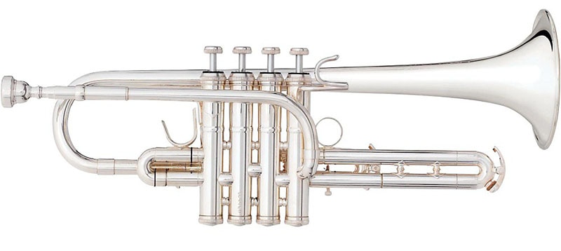 BS 3117JH Challenger II Custom Series Eb/E Trumpet Silver