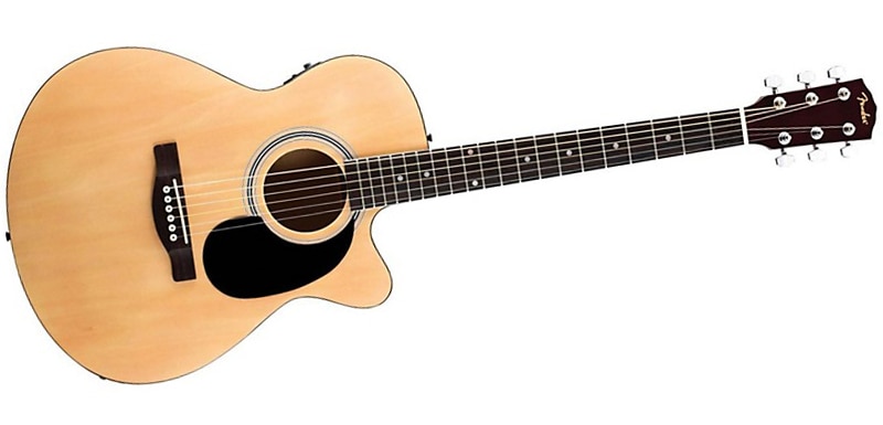 Fender FA-135CE Cutaway Concert Acoustic-Electric Guitar  Natural