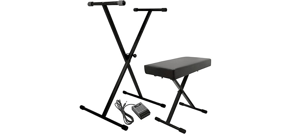 On-Stage KPK6520 Keyboard Stand/Bench Pack with Sustain Pedal