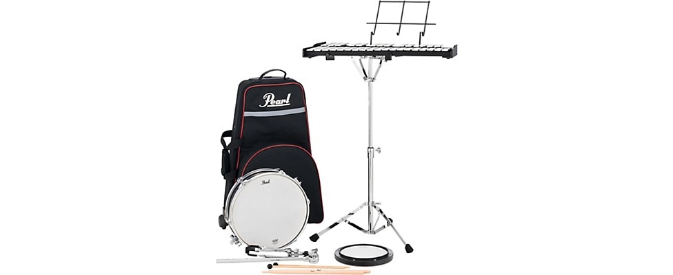 Pearl PL-910C Educational Snare and Bell Kit with Rolling Cart 13 in.