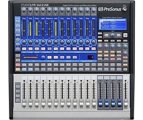 PreSonus StudioLive 16.0.2 USB 16x2 Performance and Recording Digital Mixer
