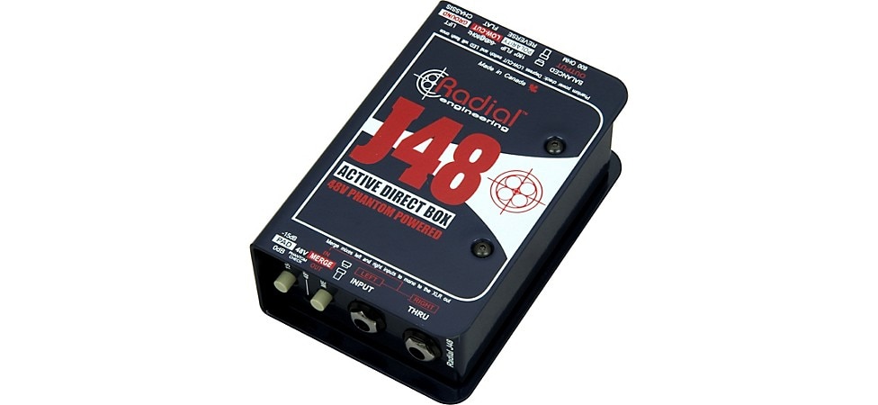 Radial Engineering J48 Phantom Powered Active Direct Box