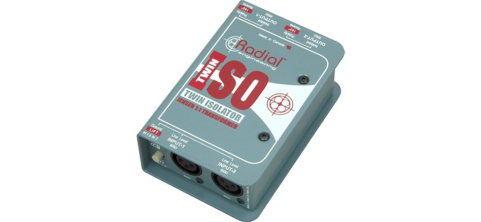 Radial Engineering TWIN ISO Passive Line-Level Isolator