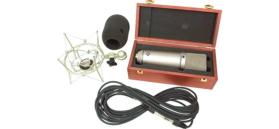 Neumann U 87 Ai Shockmount Set Z Microphone With Box