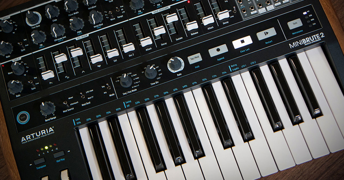 Arturia MiniBrute 2 Analog Synthesizer Announced