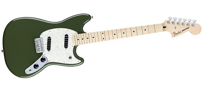 Fender Mustang Electric Guitar Olive Green