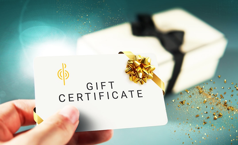 Your Go-To Gift for Any Musician. Treat them to exactly what they want with a gift certificate. Shop Now