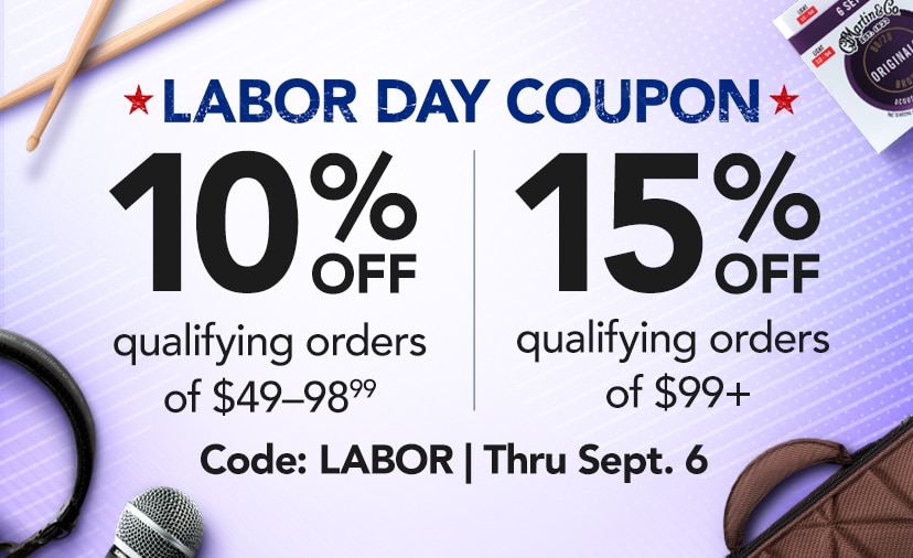 Labor Day Members Coupon. 10% off qualifying orders of $49-98.99. 15% off qualifying orders of $99+. Log in and save with code LABOR. Now thru 9/6