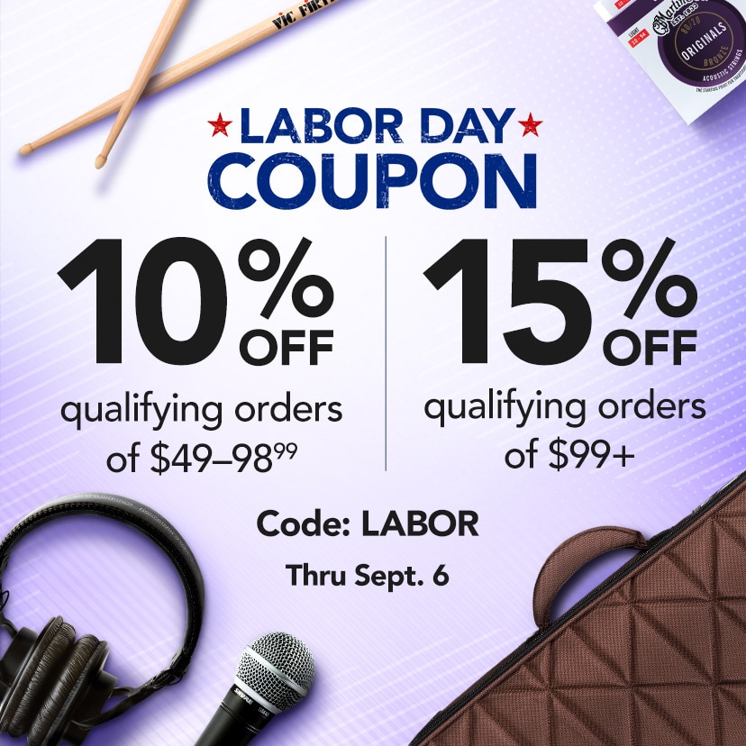 Labor Day Members Coupon. 10% off qualifying orders of $49-98.99. 15% off qualifying orders of $99+. Log in and save with code LABOR. Now thru 9/6