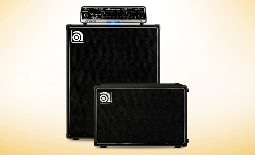 New Ampeg Venture. Fully featured heads and lightweight cabs stacked with iconic tone. Shop Now