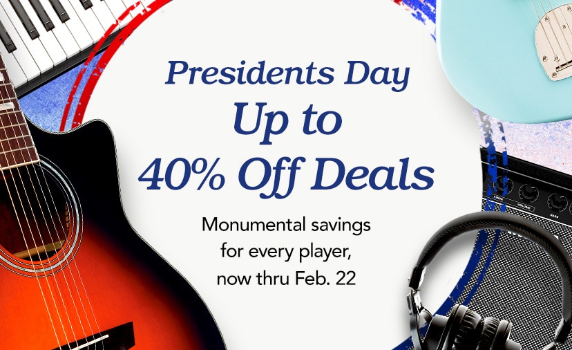 Presidents Day. Up to 40% Off Deals. Monumental savings for every player, now thru Feb. 22. Shop Now