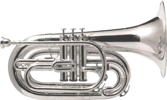 Dynasty M571S Silver Marching Baritone  Musicians Friend