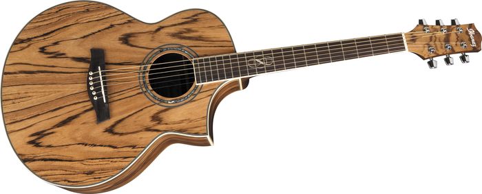 Ibanez EW20ZWE EXOTIC WOOD SERIES Zebrawood Acoustic Electric Guitar 