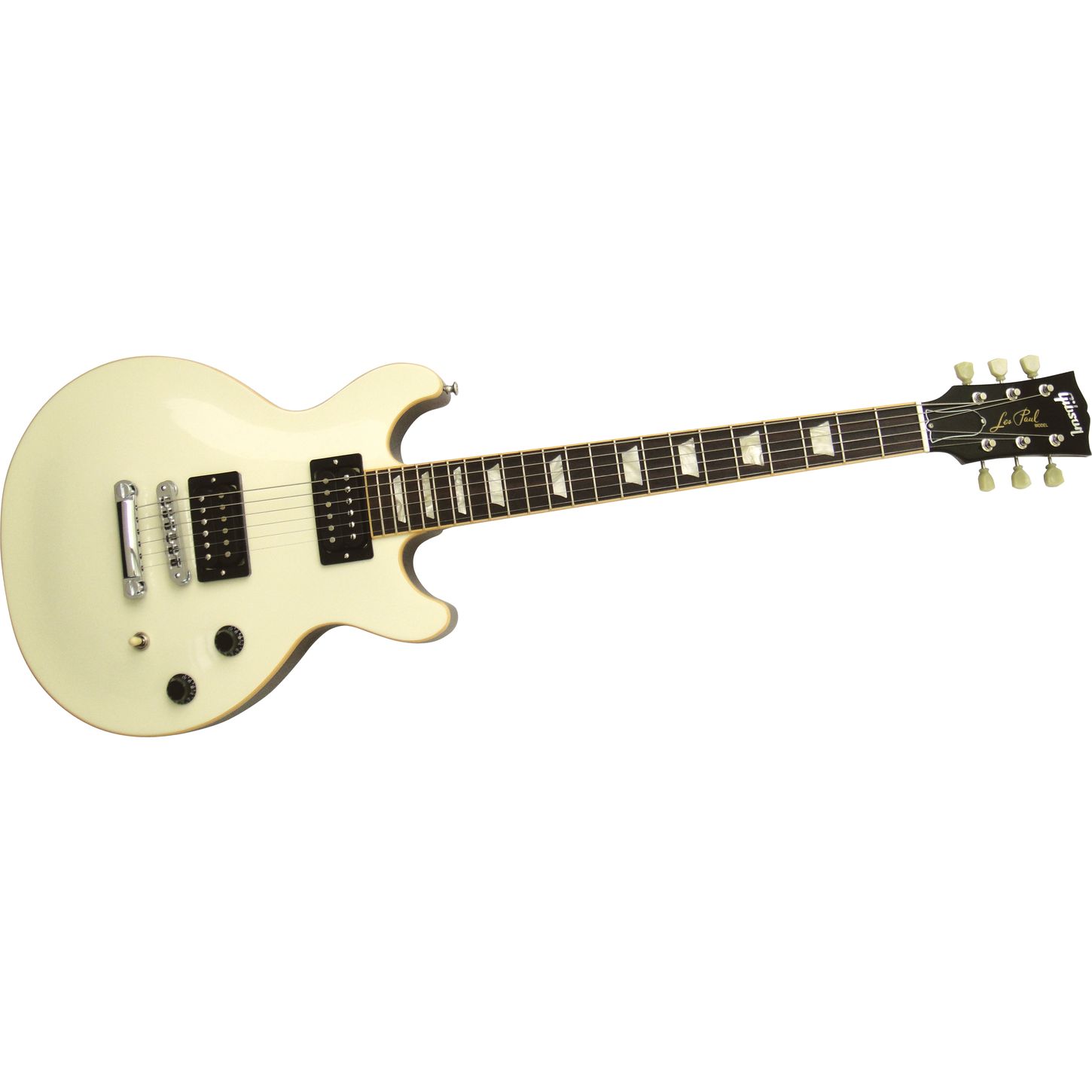 New Gibson Les Paul Double Cut Cutaway DC Electric Guitar White