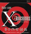Everly 9113 X Rockers Lo Tune Drop C Electric Guitar Strings