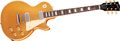 DISCONTINUED - Gibson Limited Run Les Paul Deluxe Electric Guitar Gold Top