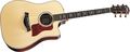 Taylor 2012 810ce Rosewood/Spruce Dreadnought Acoustic-Electric Guitar Natural