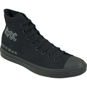 Converse Chuck Taylor All Star AC/DC Back In Black Hi-Top Sneakers ...
