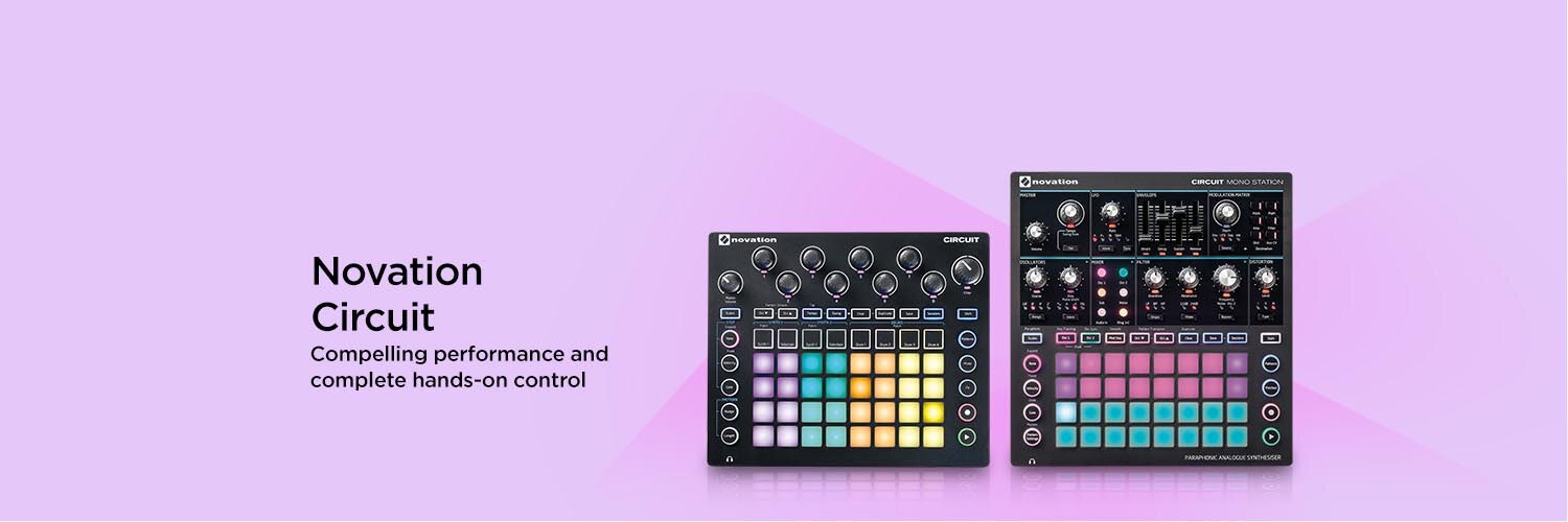 Novation Circuit. Compelling performance and complete hands-on control.