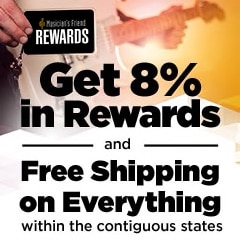 Get 8 percent in Rewards and free shipping on everything within the contiguous states